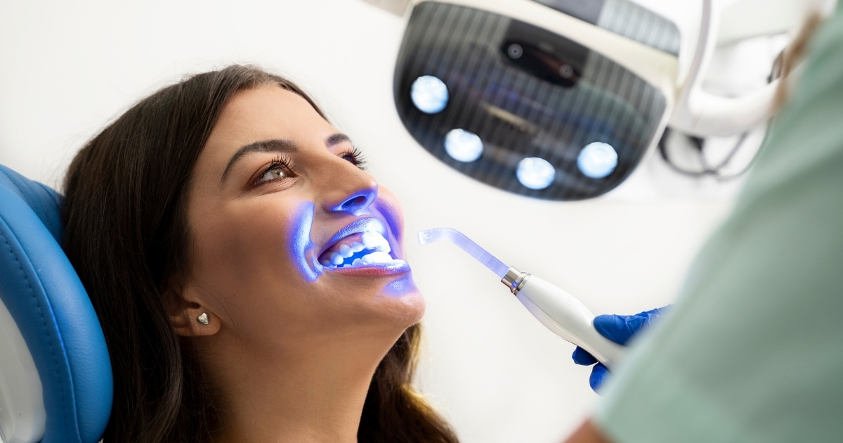teeth whitening treatment — featured image